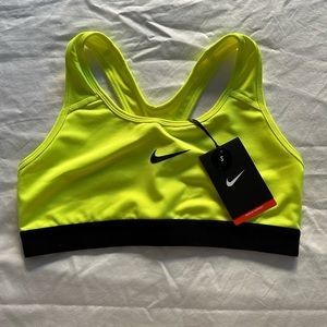 Nike Size Small Neon Yellow Sports Bra